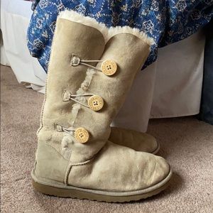 Tall Button Uggs